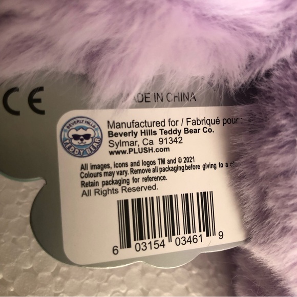 Beverly Hills Teddy Bear Co WORLDS SOFTEST PLUSH Stuffed Animal Pastel Unicorn - Picture 3 of 10